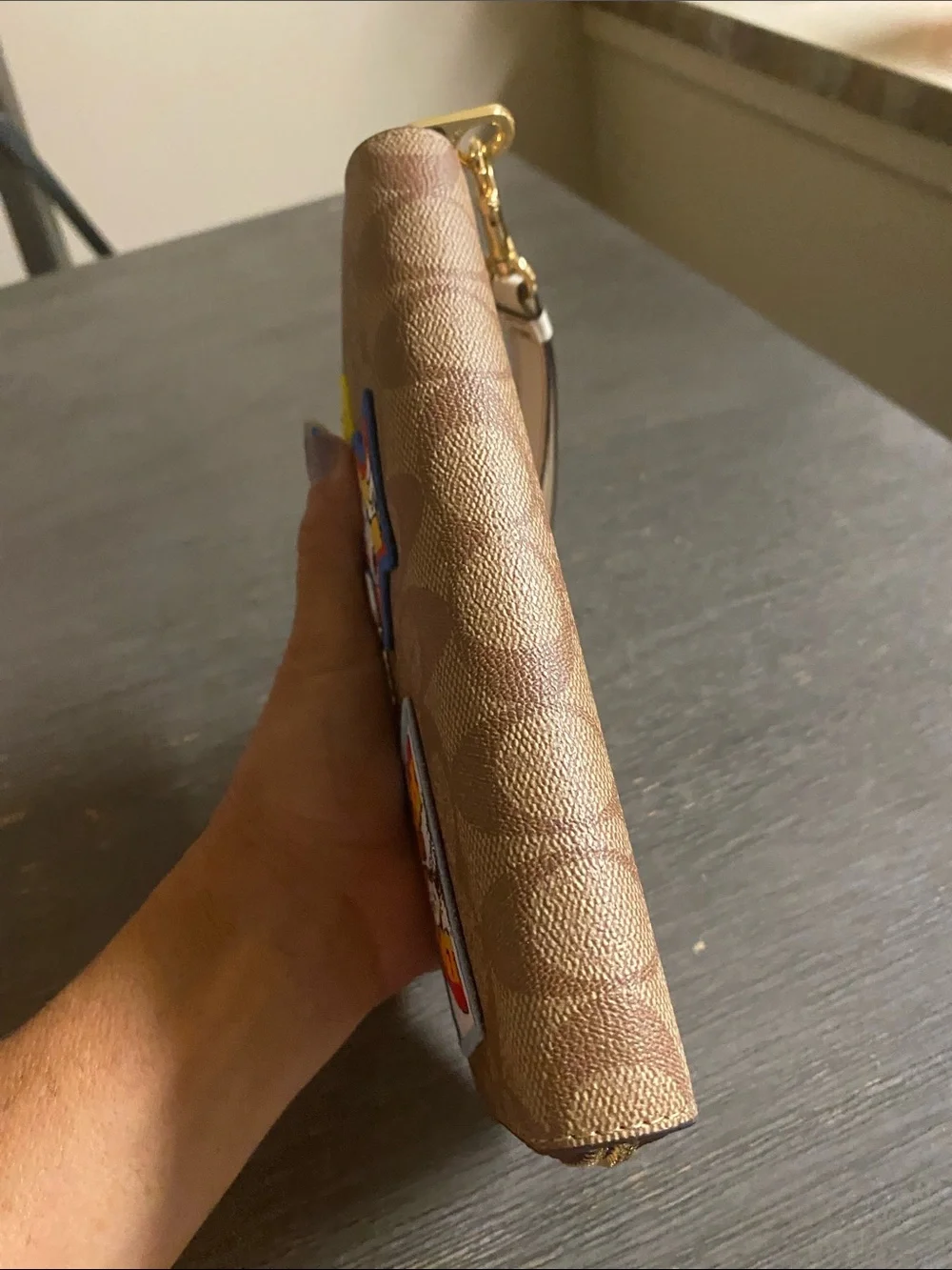 Coach zip wallet